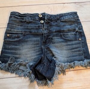 Ariya cut off jean shorts. Size 3 juniors